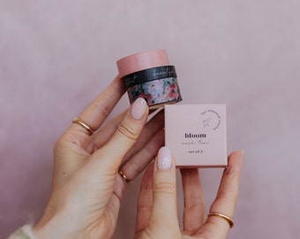 Bloom - Conjunto de fitas washi para planejadores, cadernos e bullet journals