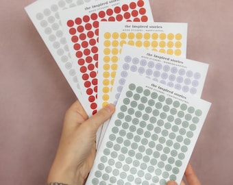 MOOD STICKER SET for Journals & Planners | Self Care Emotion Tracker/Mental Health Stickers