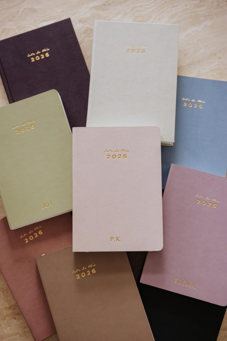 2026 Vertical Weekly Planner/A5 Weekly diary for goal-setting/habit-tracking/to-do's/Personalised Planner/gift image 3