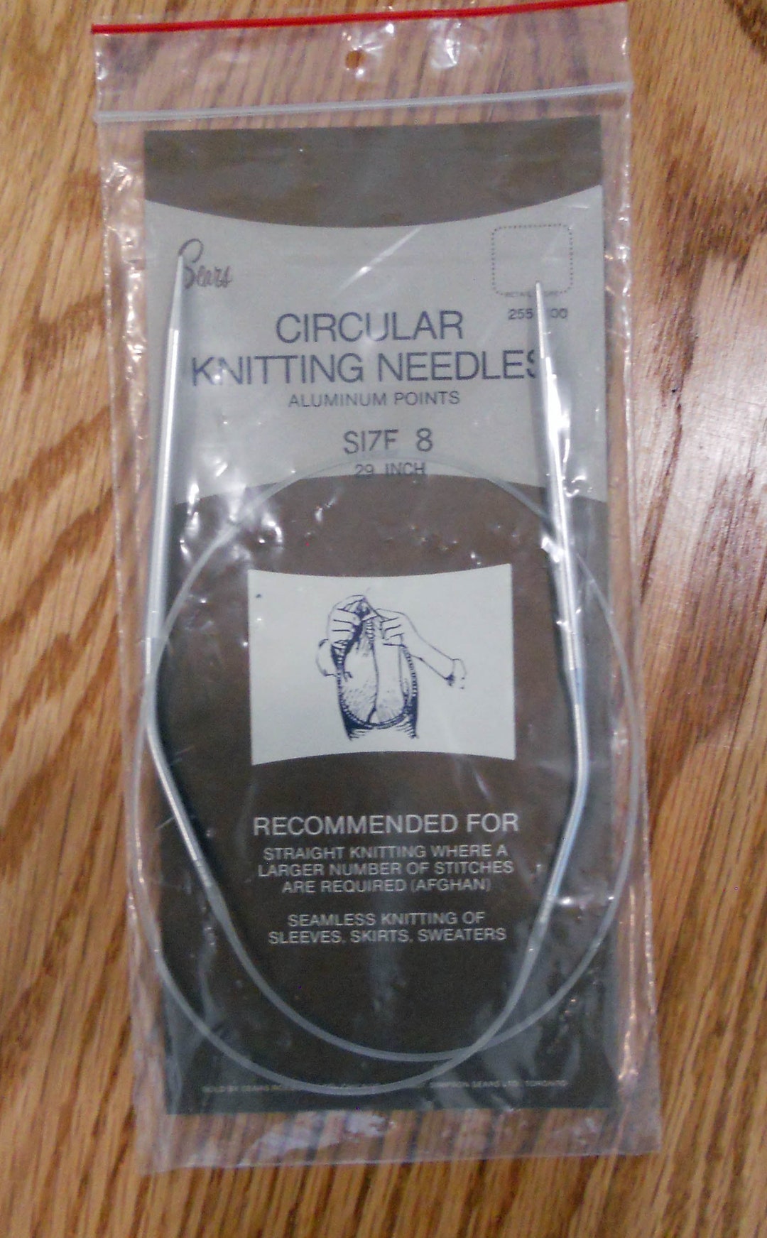 Sears Aluminum Circular Knitting Needles, Size 8, 29 Etsy