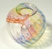 7' Hand Blown Glass Bowl/Vase - Rainbow Colors - Original Design by Dirwood Glass - Complex Glass Cane Process, n2942 