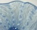 Hand Blown Glass Art Bowl, Made with Glass Canes, Glass Decor Table Centerpiece, Dirwood Glass, Shades of Blue, n3631 