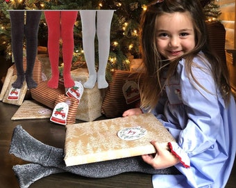 Silkglory Collant Bambine,Collant Per Neonati Con Babbo Natale E - Foto 10