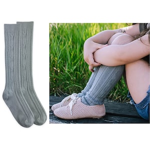 Women&#39;s Knee High Socks Cable Knit Dress Casual Outdoors Work Warm Fashion Vintage Classic Acrylic Nylon Everyday Wear Boot Tall Long Socks