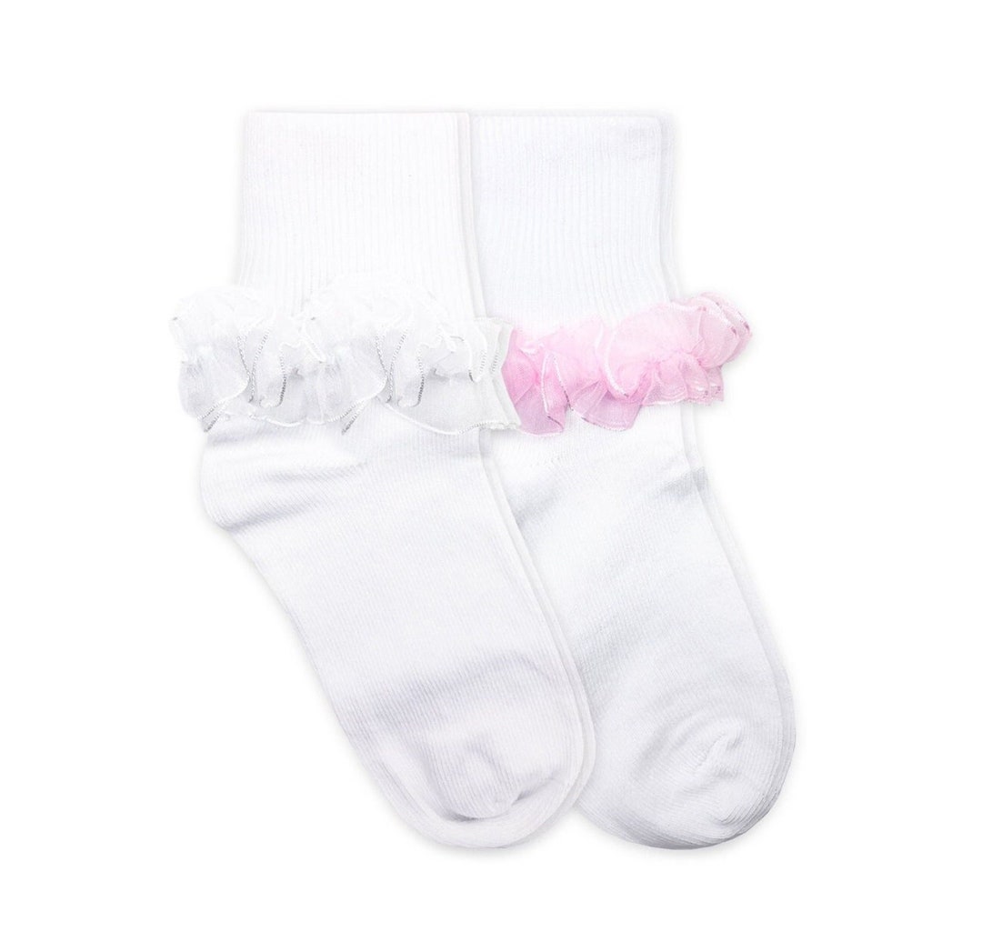 Girls White Lace Socks Girls Ruffle Tutu Lace Socks Pageant Etsy