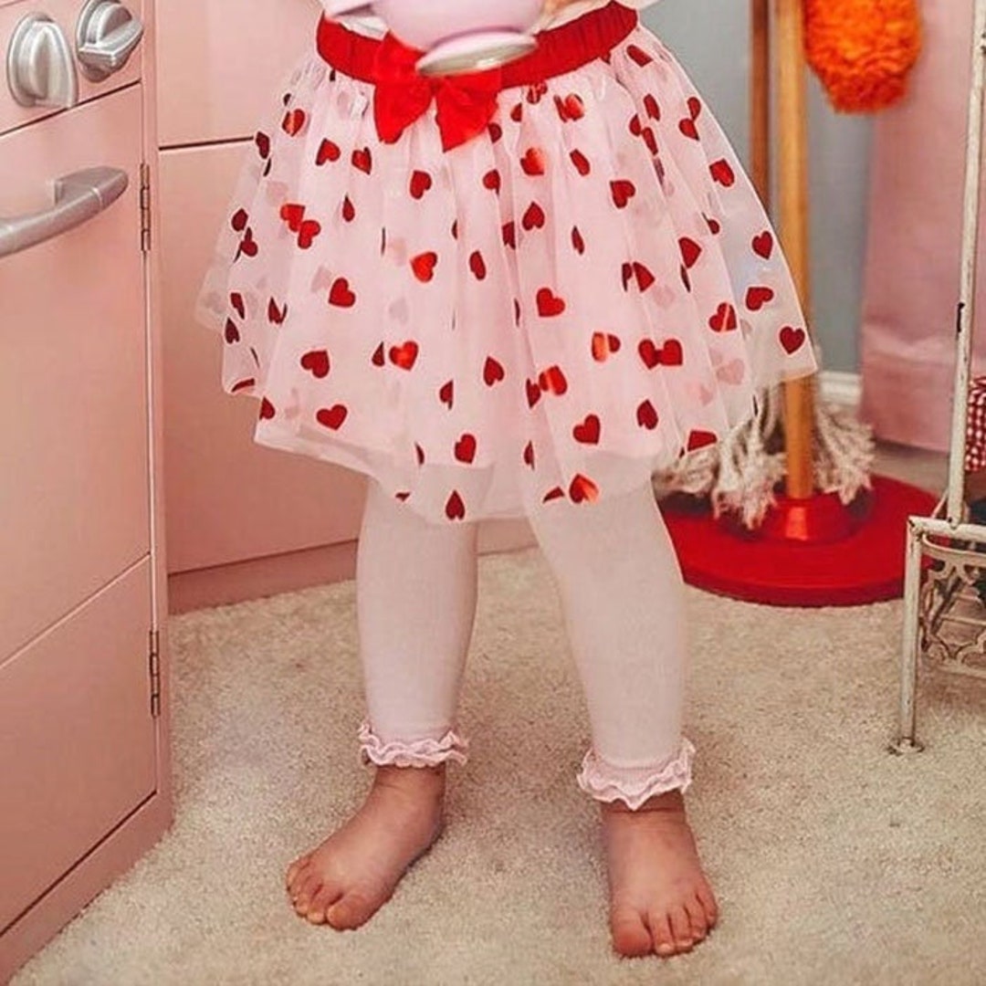 Legging à Volants Pour Bébé Fille - 90% Coton, 10% élasthanne, Tailles 3 Mois à 6 Ans