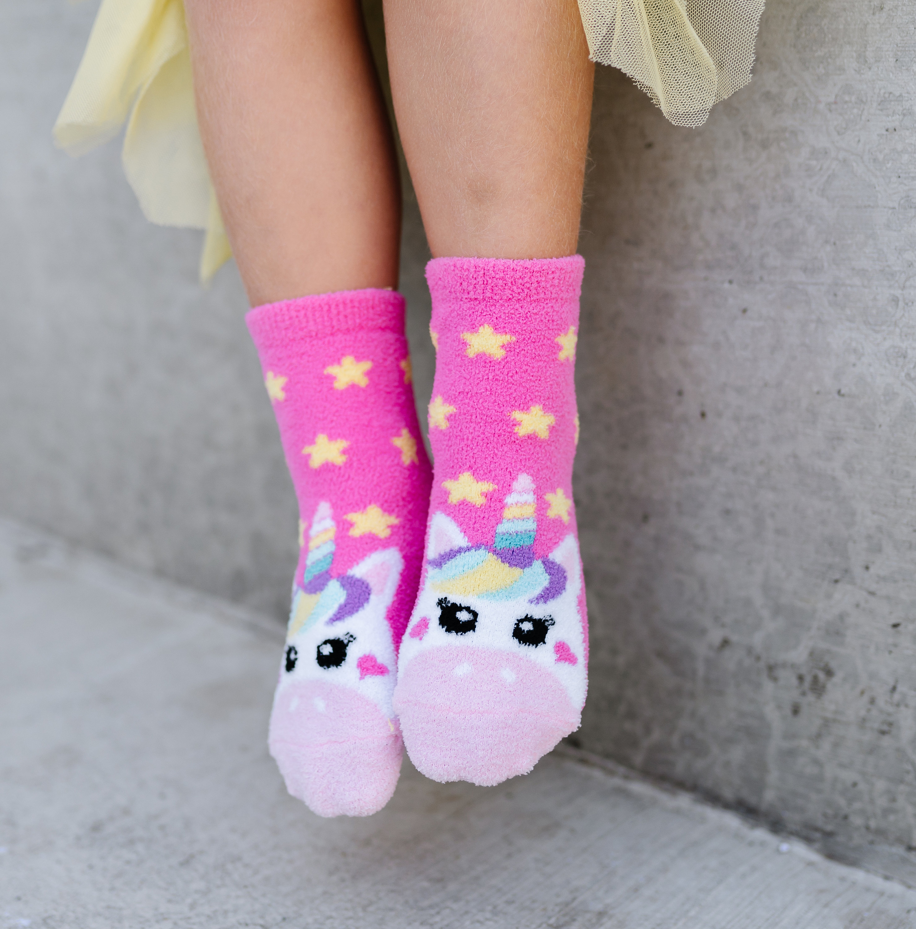 Girls Slipper Socks Fuzzy Non Skid Gripper Fashion Pattern Etsy