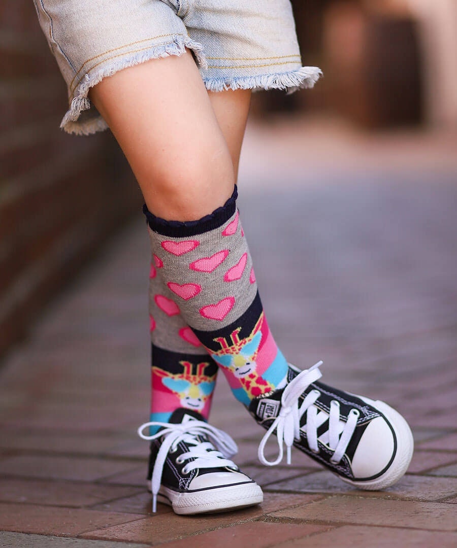 Calzini Alti All'Unicorno Per Bambine - Morbido Cotone, Taglia 6-12 Anni - Foto 2