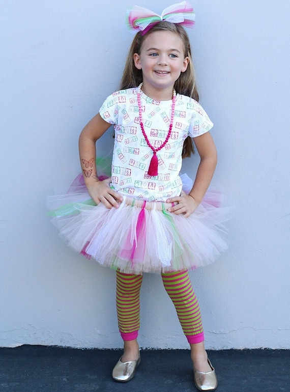 Girls Stripe Tights Colorful Pattern Fashion Nylon Cropped - Etsy