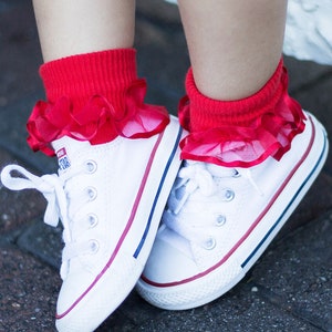 Girls Lace Socks, Girls Ruffle Socks, Dress Socks, Fancy Socks, School Socks, Communion Socks, Frilly Lace Cuff Ankle Holiday Photos Classic