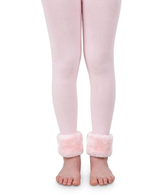 Girls Christmas Fuzzy Fur Trim Tights Pink Red Stocking Holiday Dress up Fashion Novelty Retro Dress Dance Costume School Cotton Legging 1PK Etsy Canada