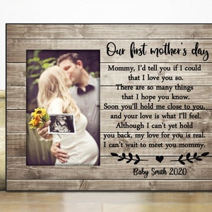 Mommy To Be Mothers Day Gift From Unborn Baby / Expecting Mommy picture frame for ultrasound / First Time Mommy / Sonogram First mothers day