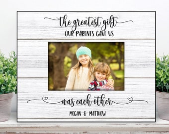 Brothers Frame -Floating Frame Family Photo Picture Frame Customized Sister Sibling Twin Sisters Frame Personalized Custom Names