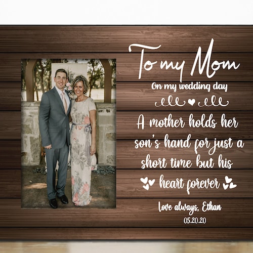 Mother of Bride Picture Frame / Wedding Gift for Mom / Etsy