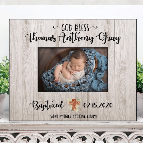 Baptism Gift for Boy God Bless This Boy Christening Gifts for