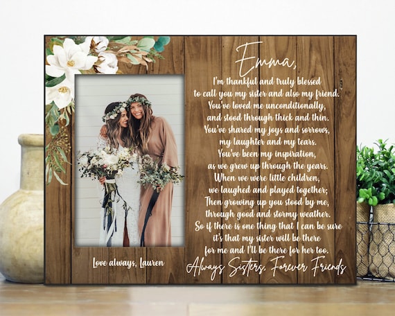 Picture Frames as Sister Wedding Gift Ideas That Delight