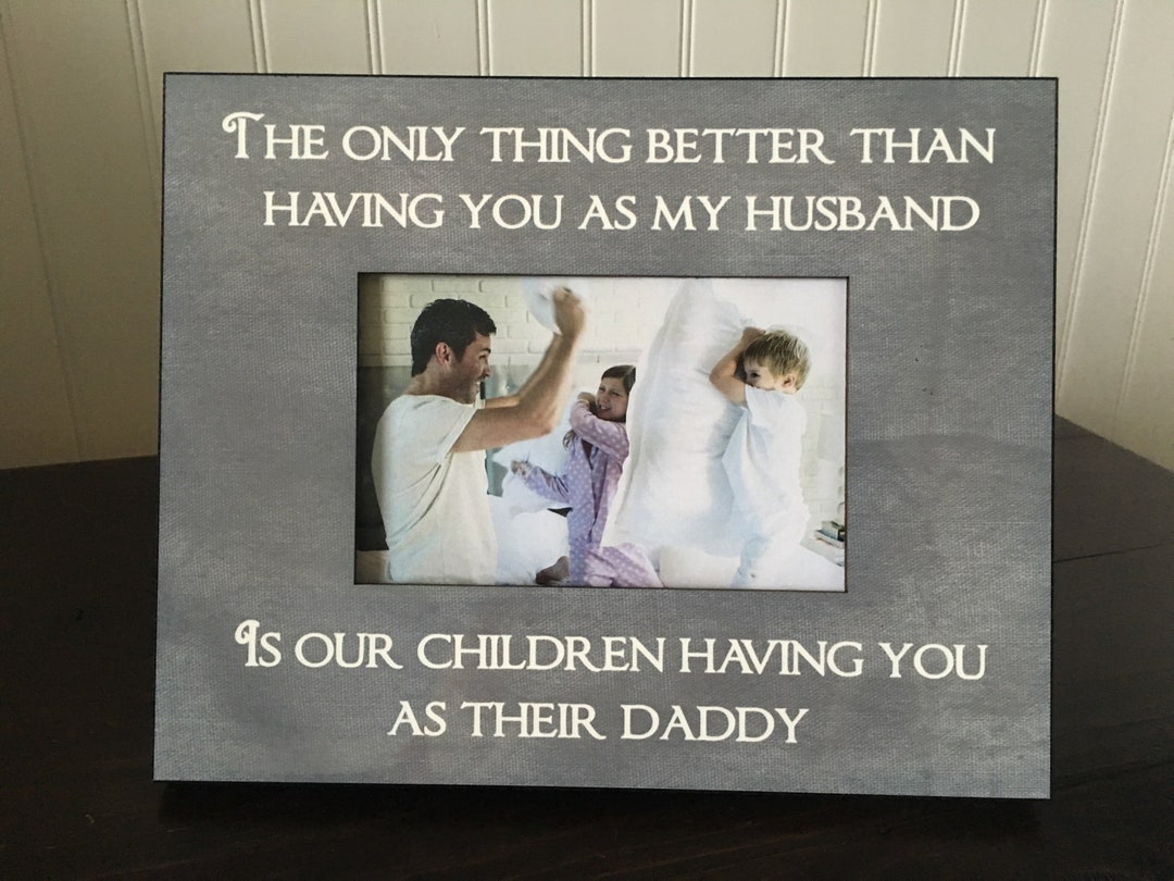 Husband Picture Frame / Husband's Gift / Father's Day Etsy