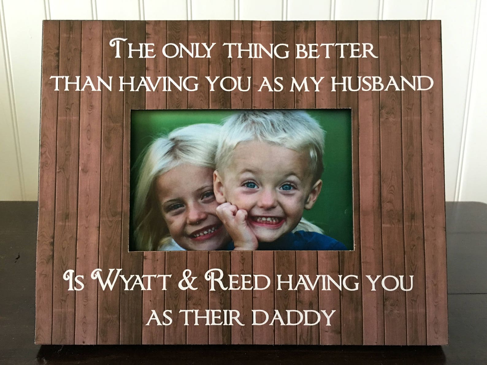Husband Picture Frame // Father's Day Gift for a Husband Etsy