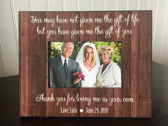 wedding gifts for dad and stepmom