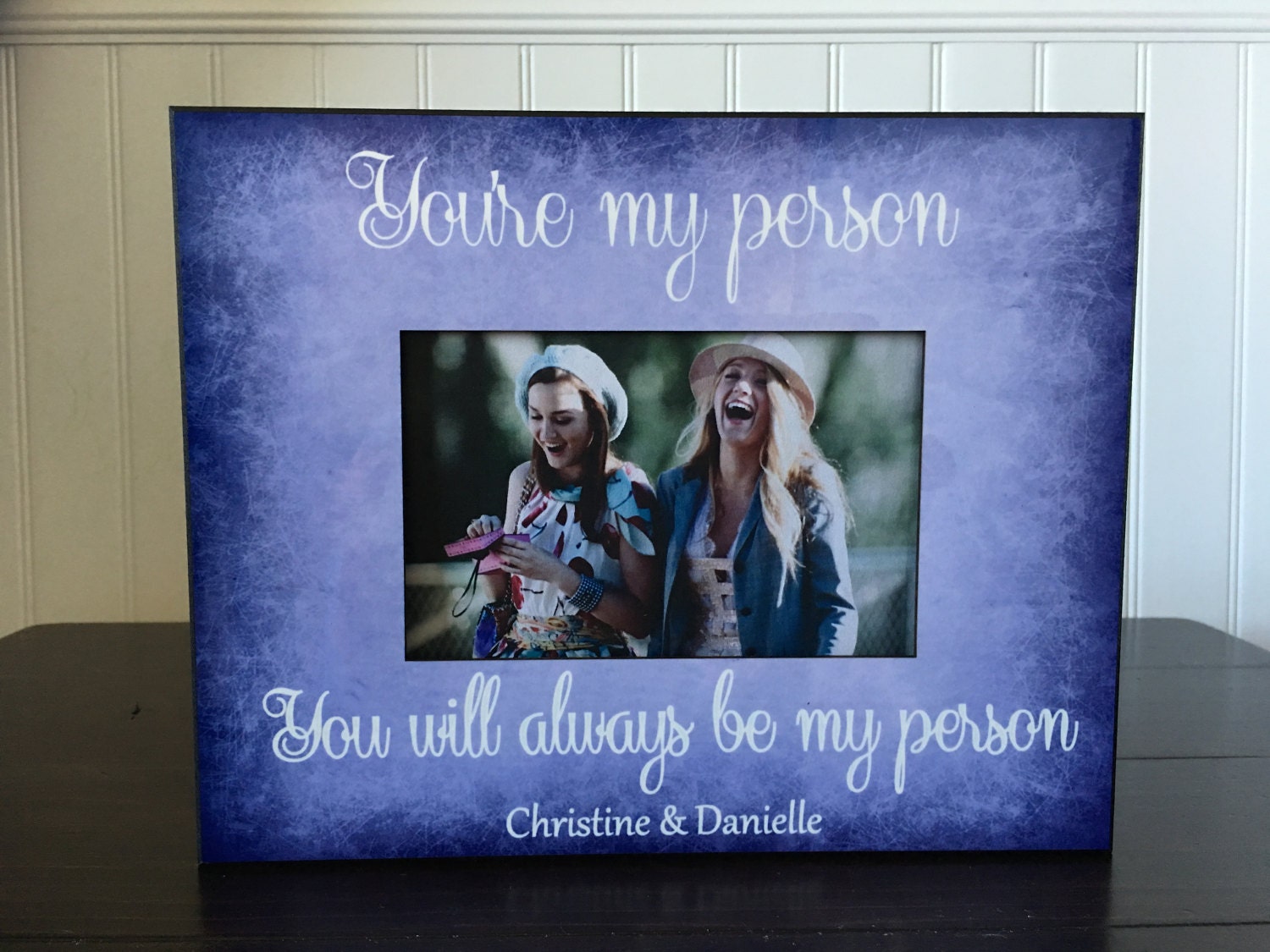 Best friend picture frame // You're my person you will Etsy