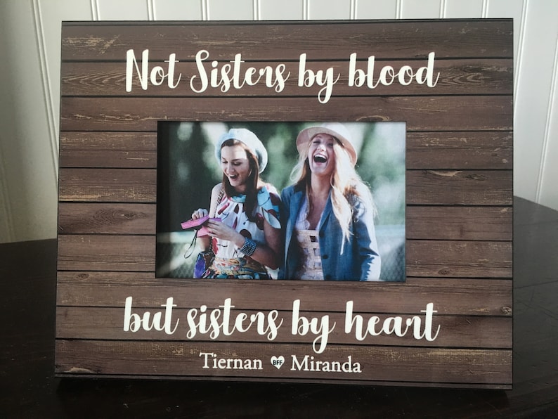 Best Friend Picture Frame / Personalized Gift for Friend / Etsy