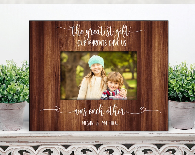 Siblings Picture Frame / Personalized Gift for Sister or Etsy
