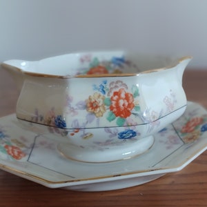 Gravy Boat Vintage Haviland Limoges Jewel Pattern