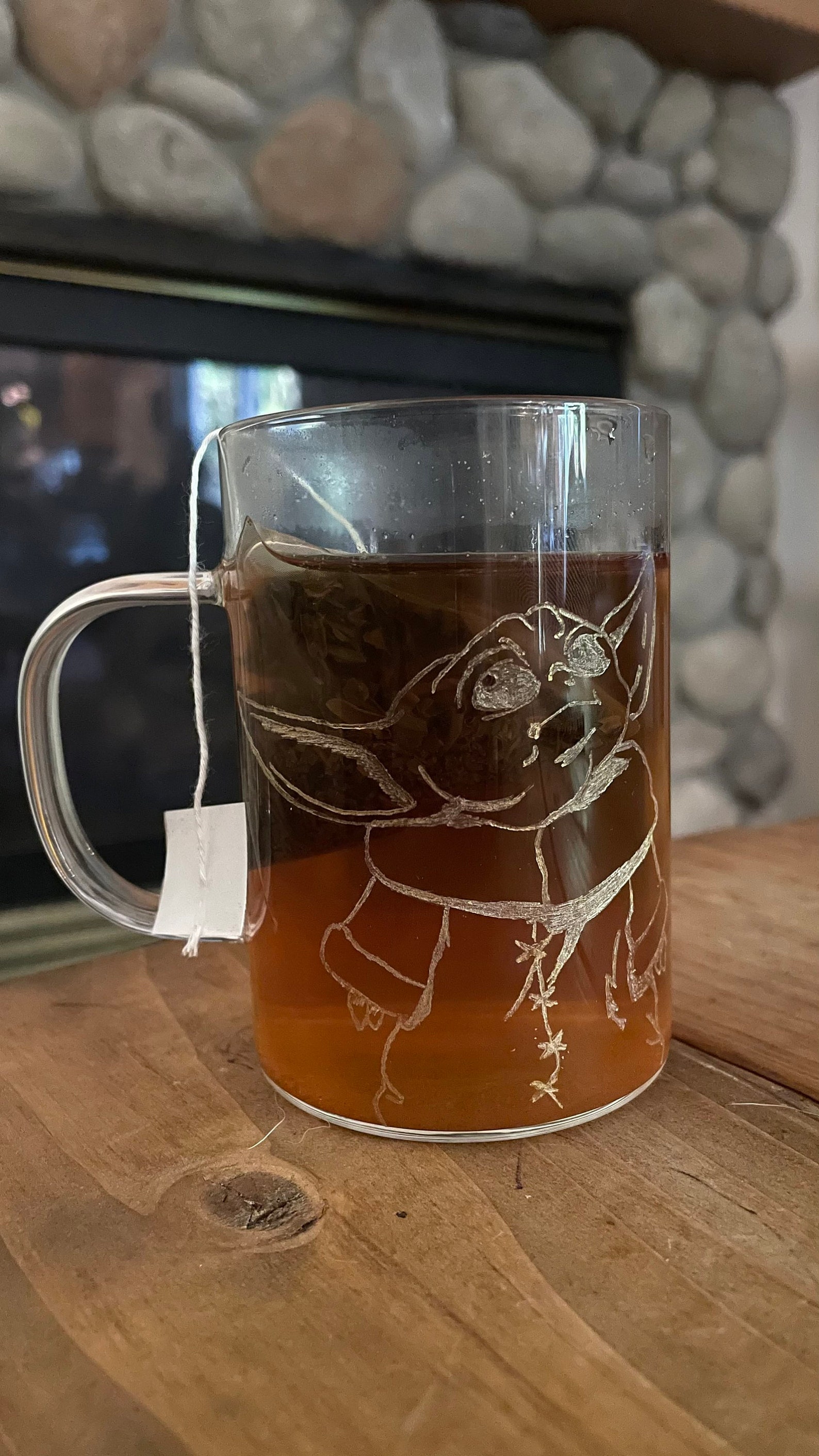 Grogu engraved Glass mug Etsy