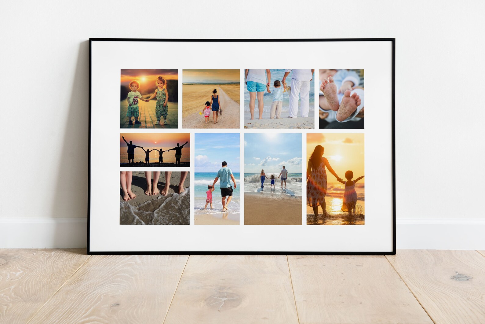 Photo Collage with Frame Custom Photo Collage Poster Print on Etsy