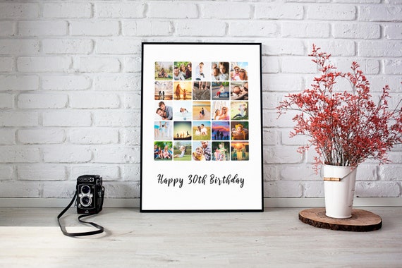 FRISCO Personalized Dotted Collage Landscape Gallery-Wrapped