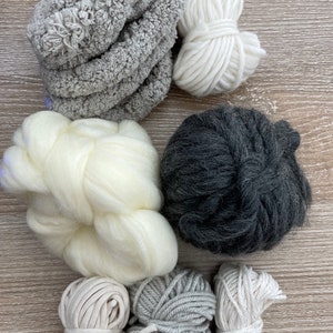 Yarn Pack For Weaving, Weaving Materials, Yarn Fiber Art