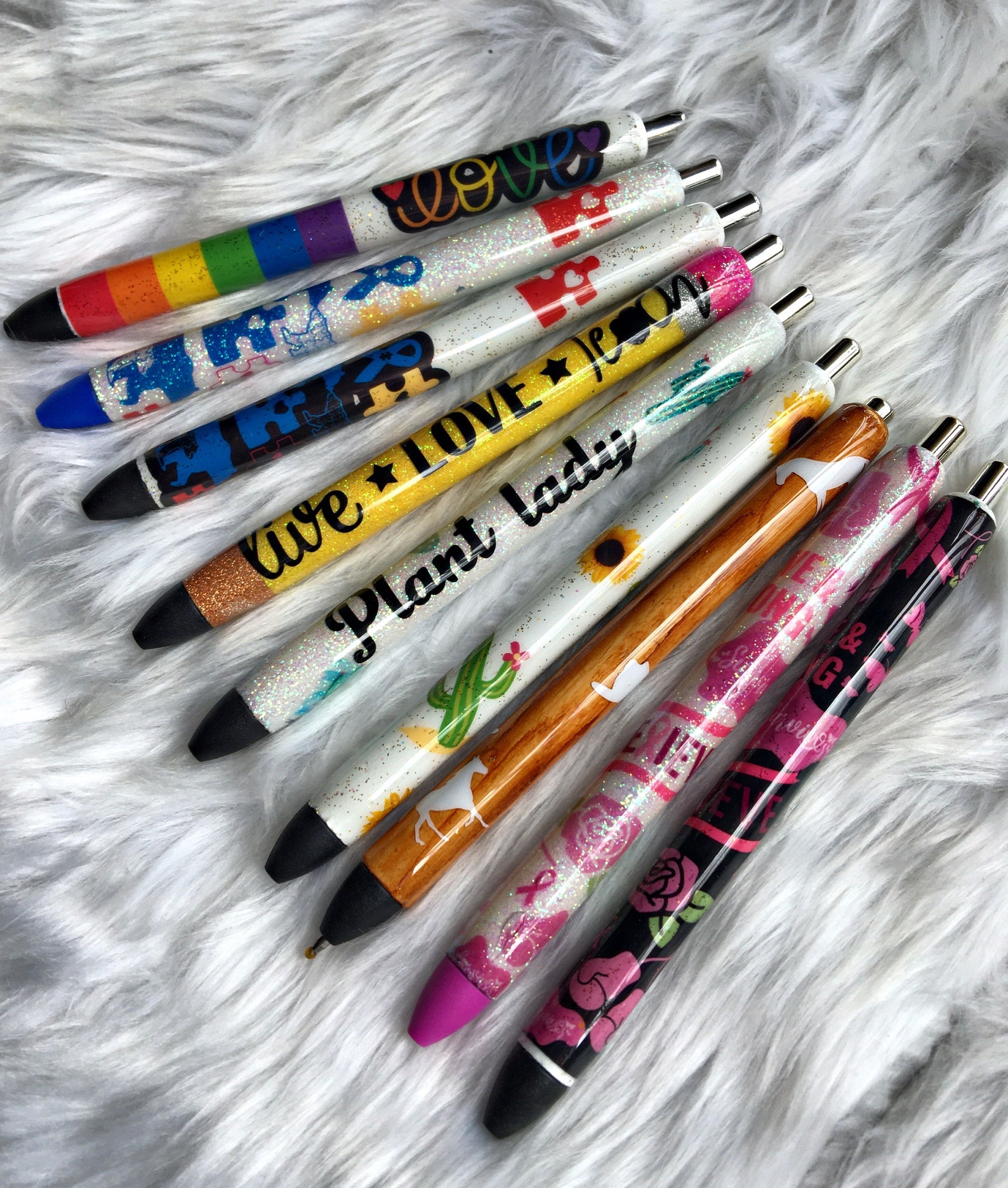 Epoxy Coated Pens Inkjoy Gel Pens Personalized Pens Etsy UK