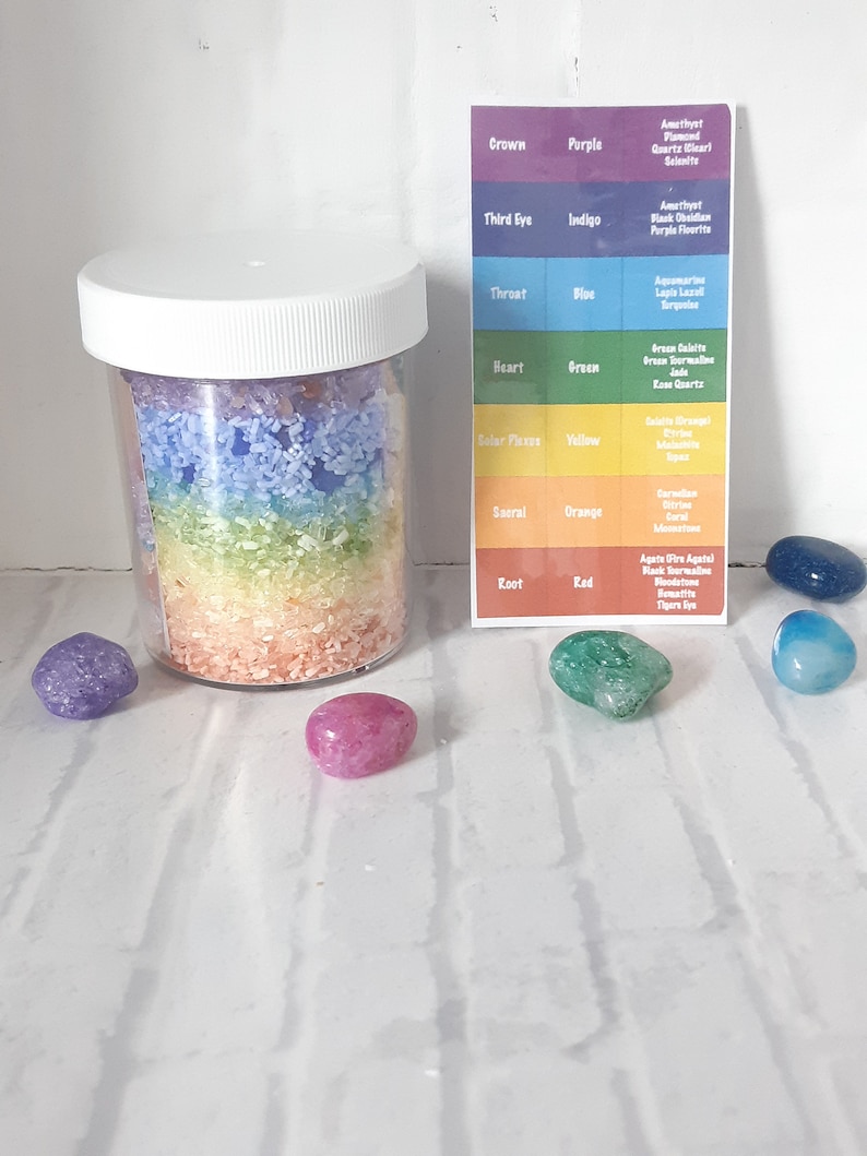 Chakra Bath Salts, Healing Bath Salts, Gifts for Energy Healers, Reiki