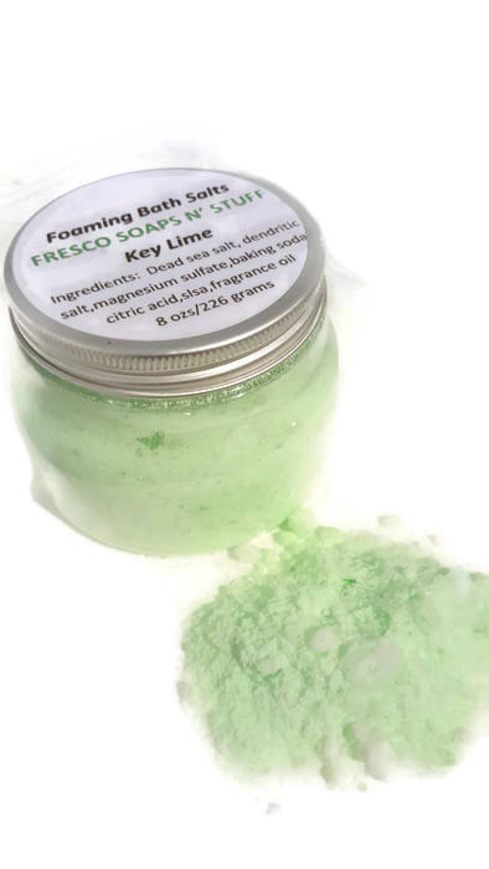 Foaming Bath Salts, Dead Sea Salt Soak, Bathtub Salt Soak, Soaking Bath