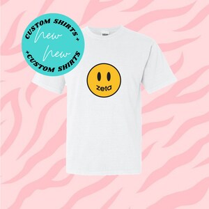 White Cute Trendy Sorority T-Shirt, Available For All Organizations / See Description to Customize / Sorority / Greek, Big Little