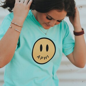 Mint Trendy Cute Sorority T-Shirt, Available For All Organizations / See Description to Customize / Sorority / Greek, Big Little