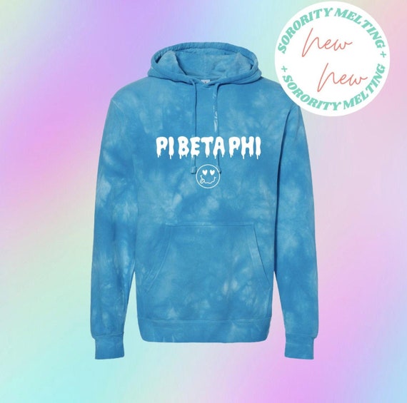 Tie dye sorority hoodie sale