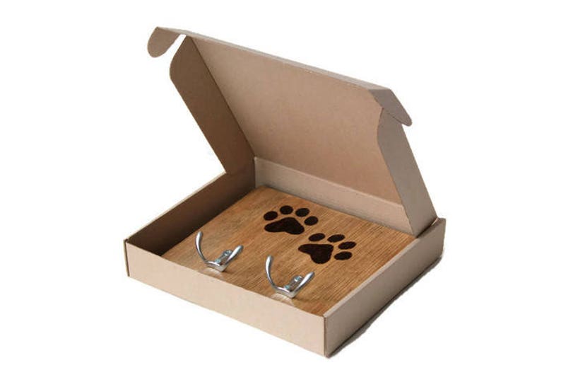 Wooden pet organizer wall hanging Dog Leash Holder Dog Leash Etsy