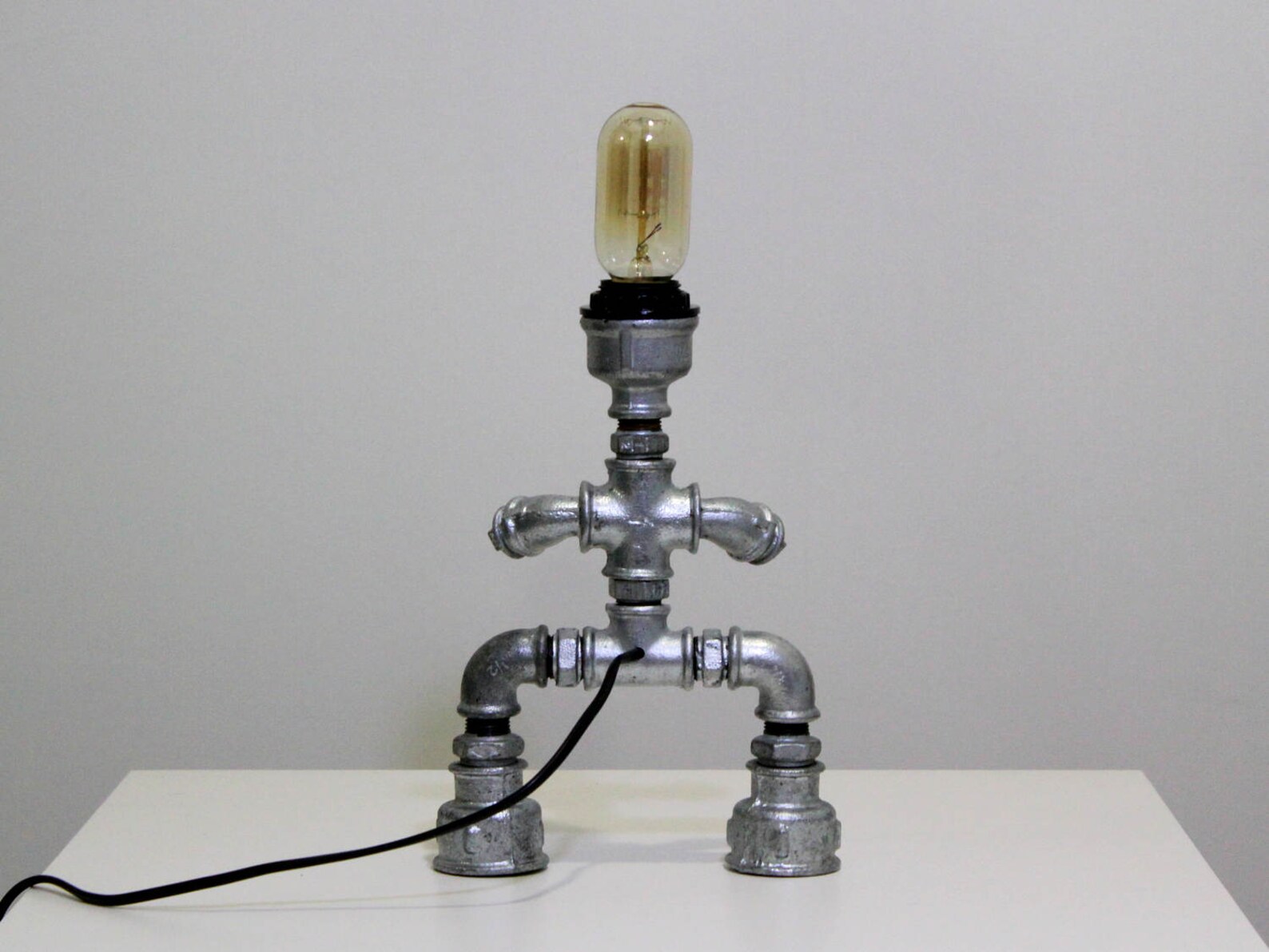 Robot Pipe Lamp Table industrial lamp steampunk lamp Etsy