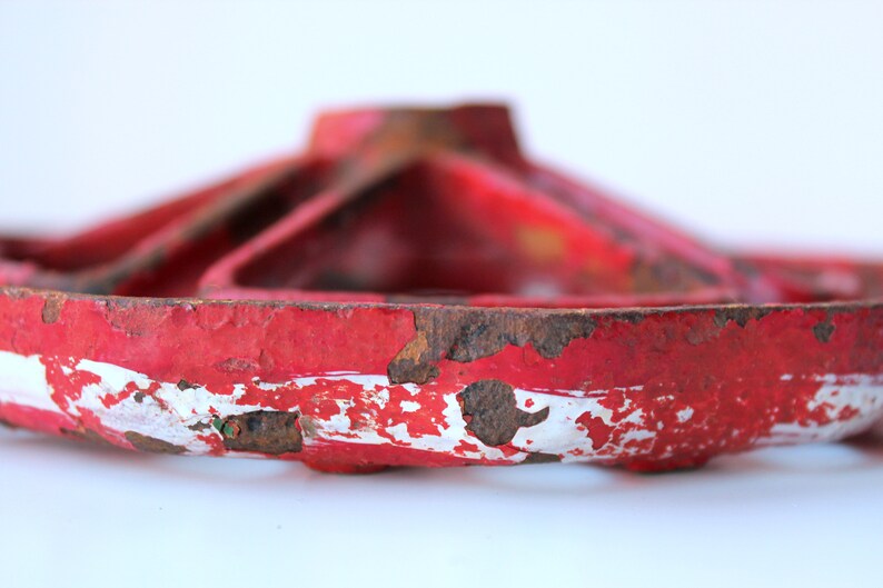 Big Water Tap Handle Metal Spigot Handle Huge Red Water Tap Etsy