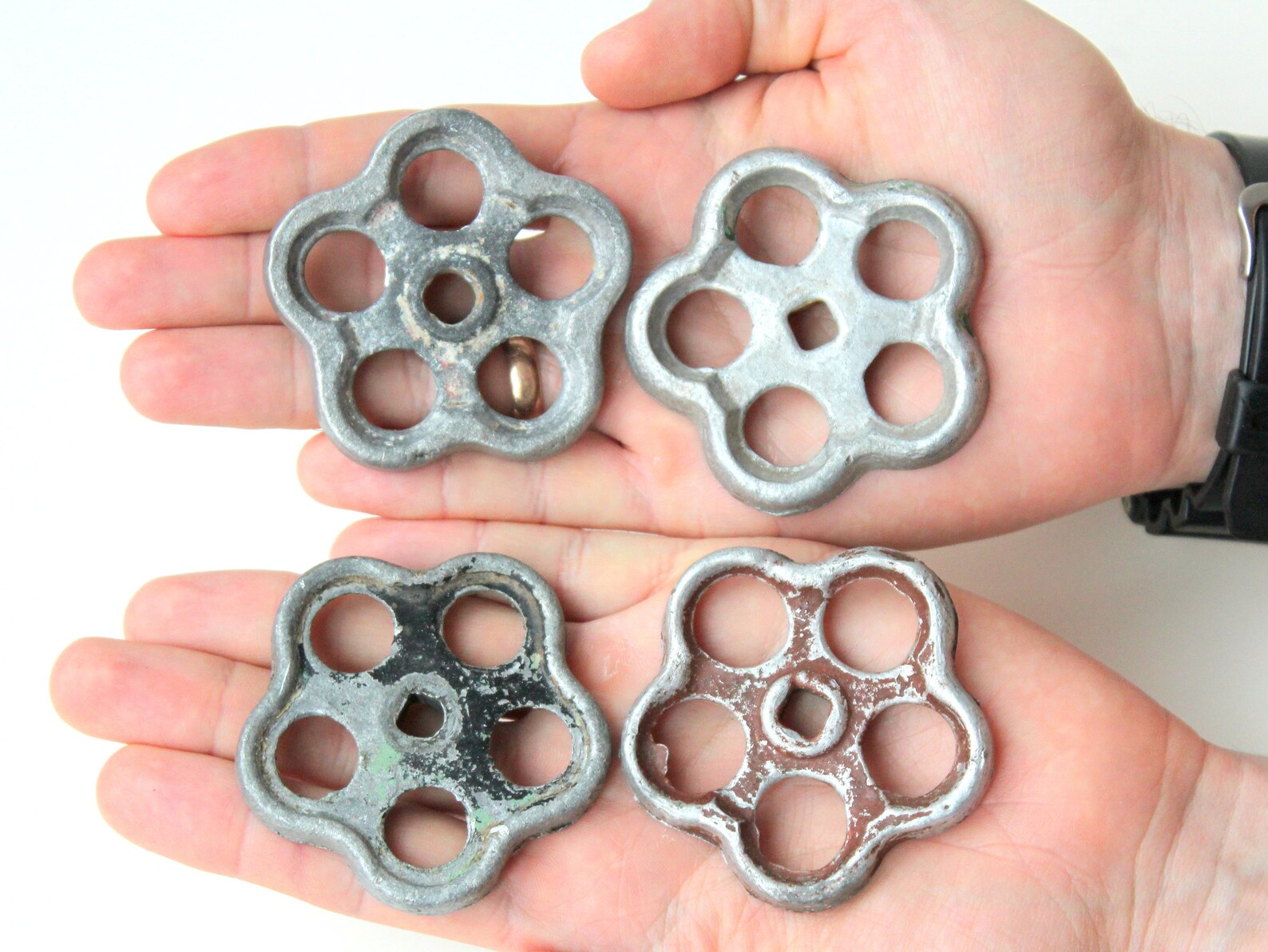 Set of 4 Water Tap Handle faucets Metal Spigot handle Water Etsy