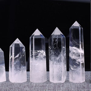 High Quality Natural Clear Quartz Tower Quartz Point/clear Quartz Wand ...