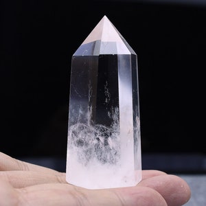 High Quality Natural Clear Quartz Tower Quartz Point/Clear Quartz Wand/Rock Crystal Obelisk/Healing Clear Quartz Crystal/BJ-S80323P612 image 4