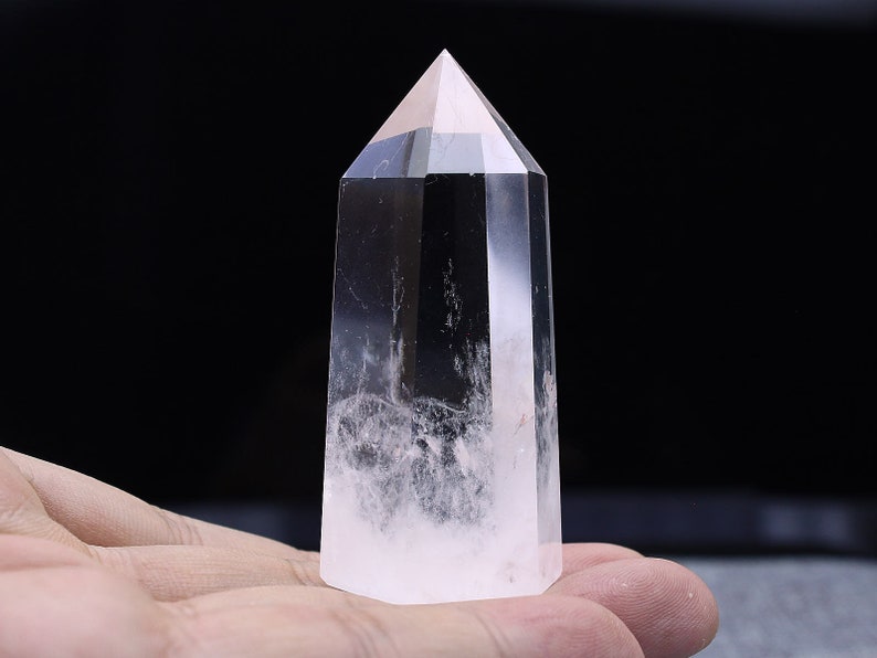 High Quality Natural Clear Quartz Tower Quartz Point/Clear Quartz Wand/Rock Crystal Obelisk/Healing Clear Quartz Crystal/BJ-S80323P612 image 4