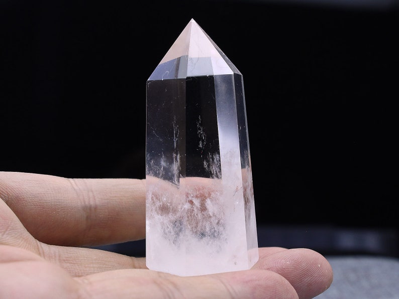 High Quality Natural Clear Quartz Tower Quartz Point/Clear Quartz Wand/Rock Crystal Obelisk/Healing Clear Quartz Crystal/BJ-S80323P612 image 5