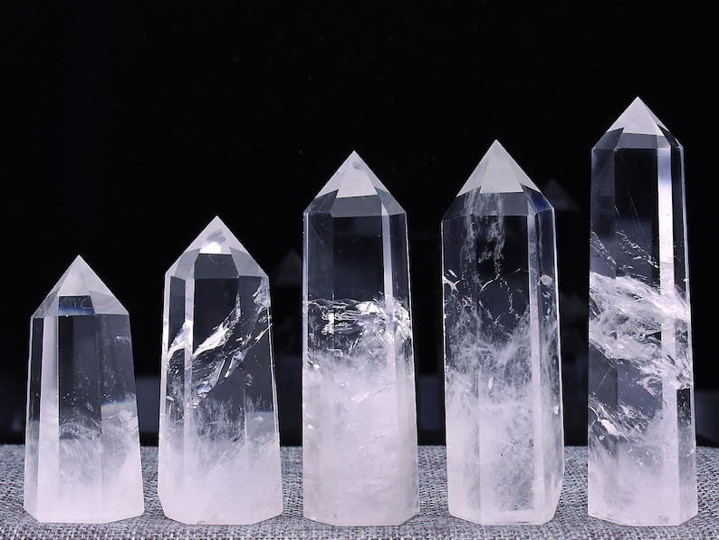 High Quality Natural Clear Quartz Tower Quartz Point/clear Etsy