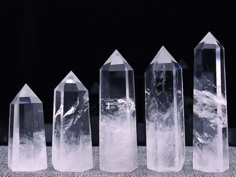 High Quality Natural Clear Quartz Tower Quartz Point/Clear Quartz Wand/Rock Crystal Obelisk/Healing Clear Quartz Crystal/BJ-S80323P612 image 1