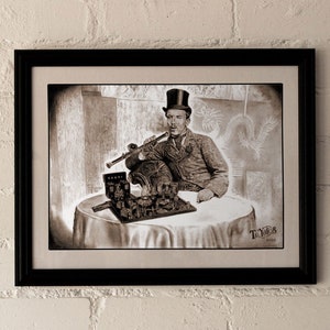A Victorian Gentleman Smoking Opium