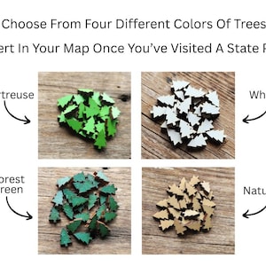 Replacement Or Extra Trees For National and State Park Maps
