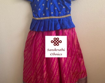 new pattu langa blouse designs